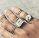 Unisex Ball Signit Ring Silver