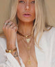 TI AMO Cupids Arrow Pendant Necklace Gold