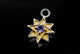 8 Point Star with Stone Charm